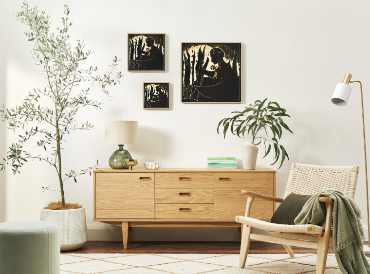 Christine Philipp Art Print on Canvas Residue Of Summer small medium large wood grain frame.png
