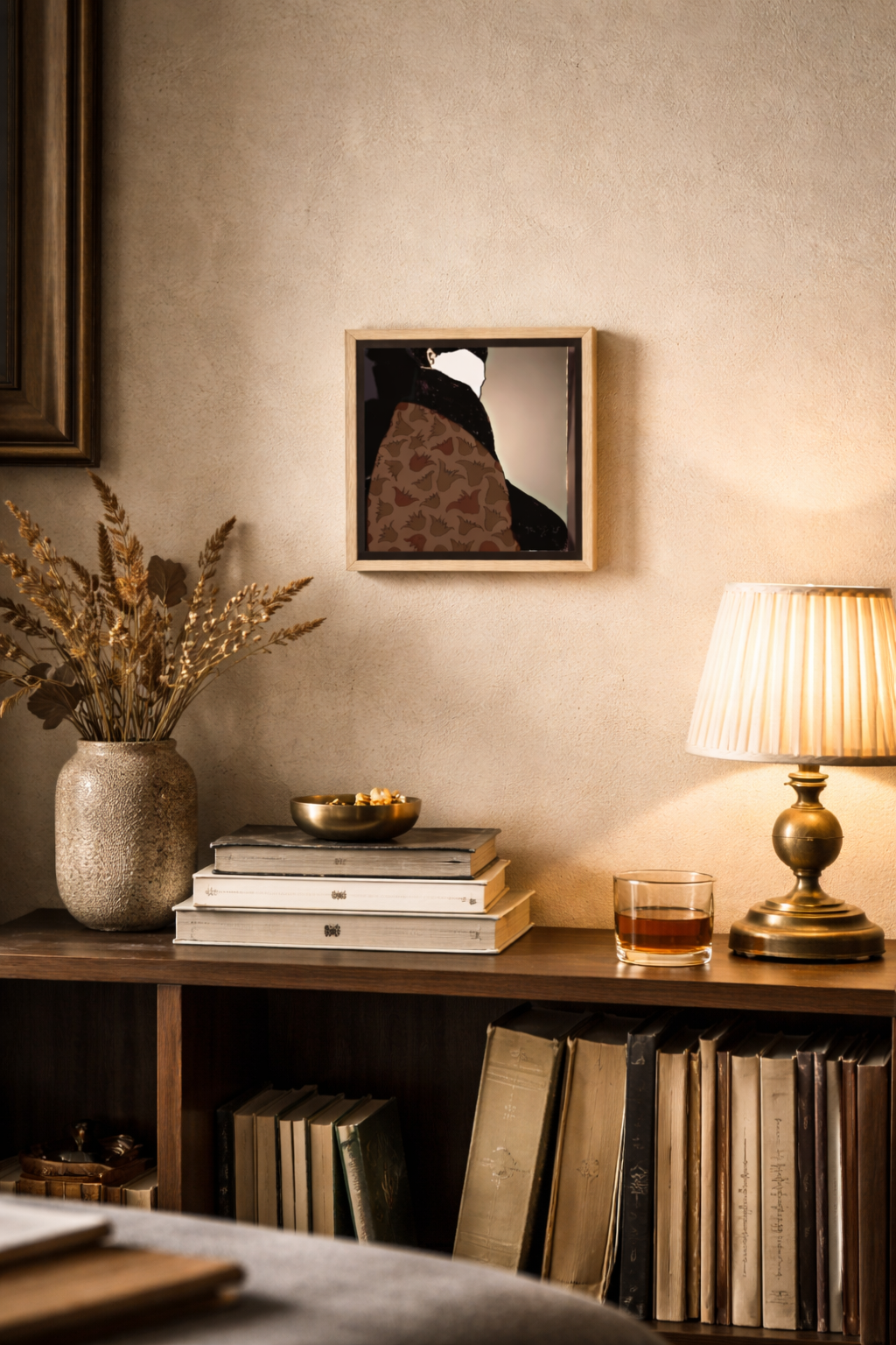 Christine Philipp There Is No There There art print on canvas interieur view cosy.png