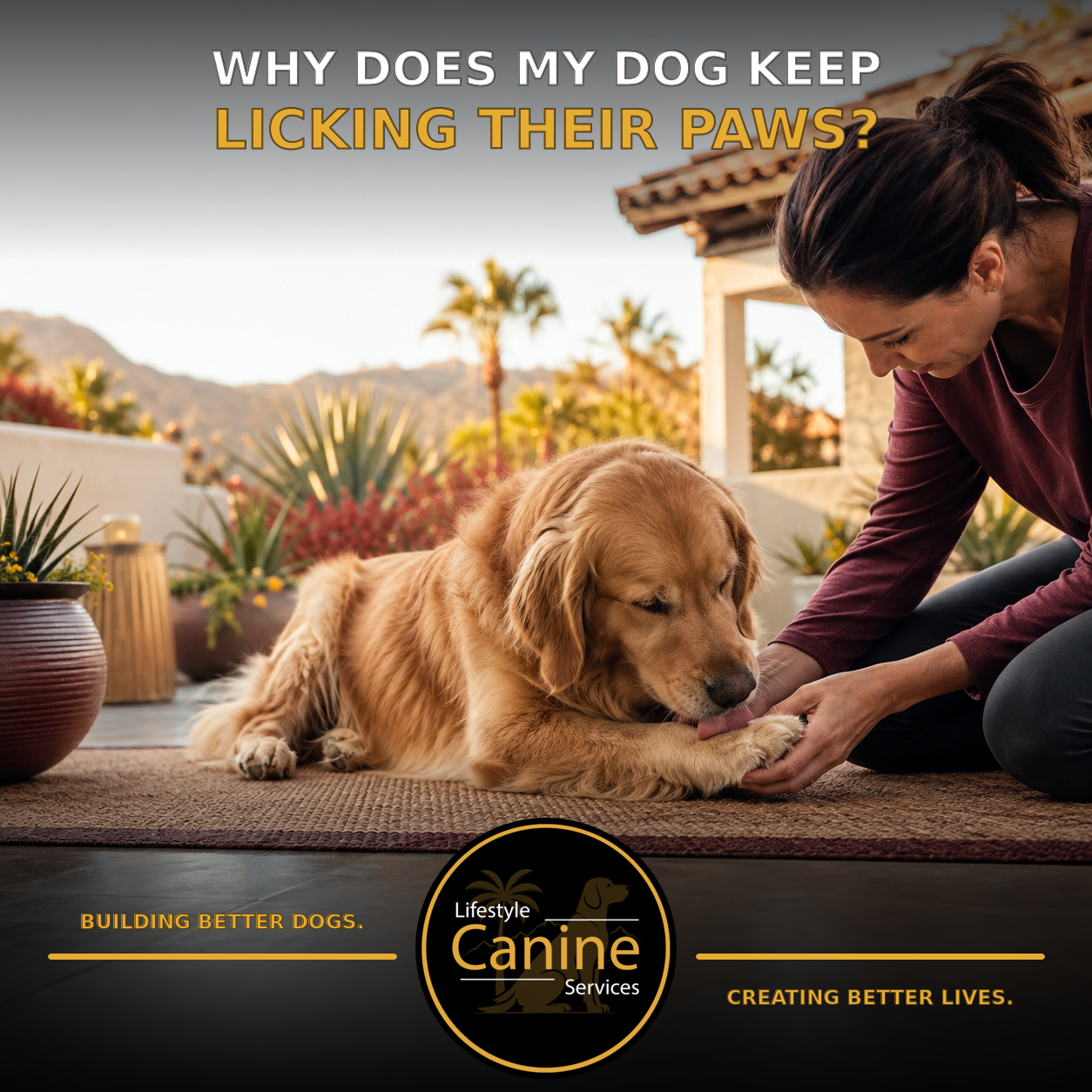 Why Does My Dog Keep Licking Their Paws?