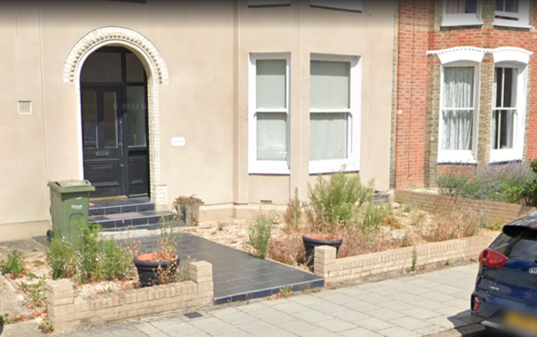 Front garden before the redesign