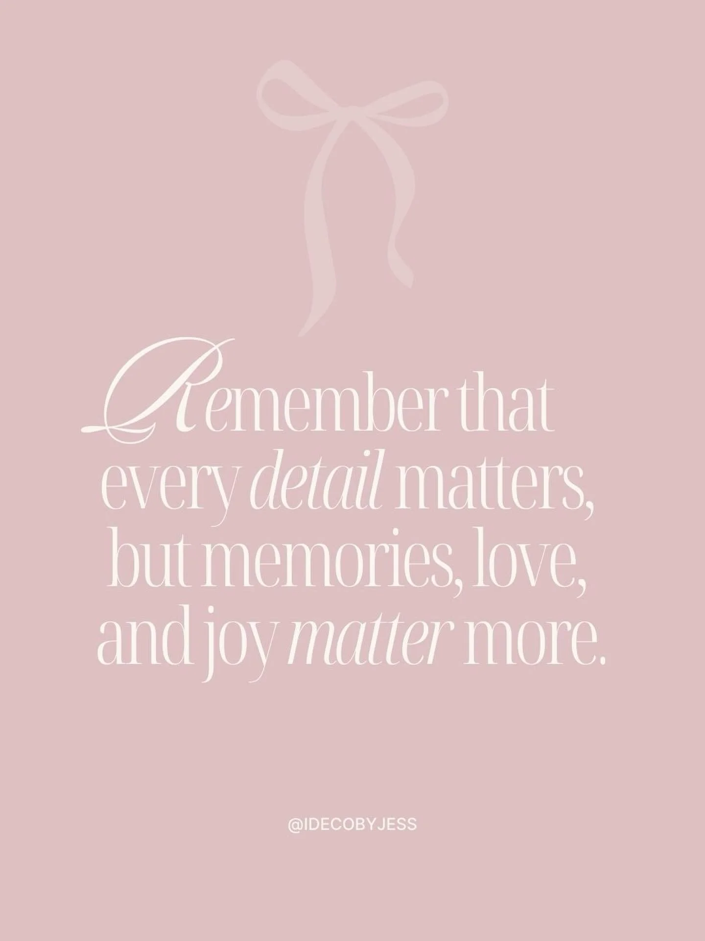 As a planner, my main advice is enjoy the moments &amp; the process, the rest will fall into place.

#advicefromaplanner #miamiweddingplanner #beirutweddingplanners #weddingreminder #reminderoftheday