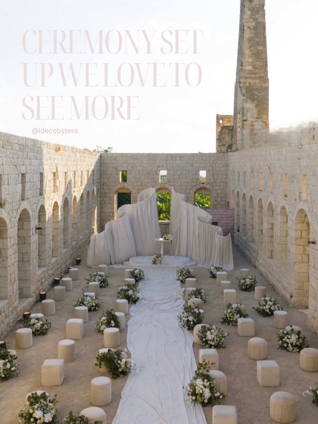 There&rsquo;s something magical about the moments before you walk down the aisle. A great ceremony set up isn&rsquo;t just about aesthetics, it&rsquo;s about creating a path for a life-changing moment.

Here&rsquo;s our favorite Ceremony set up we lo