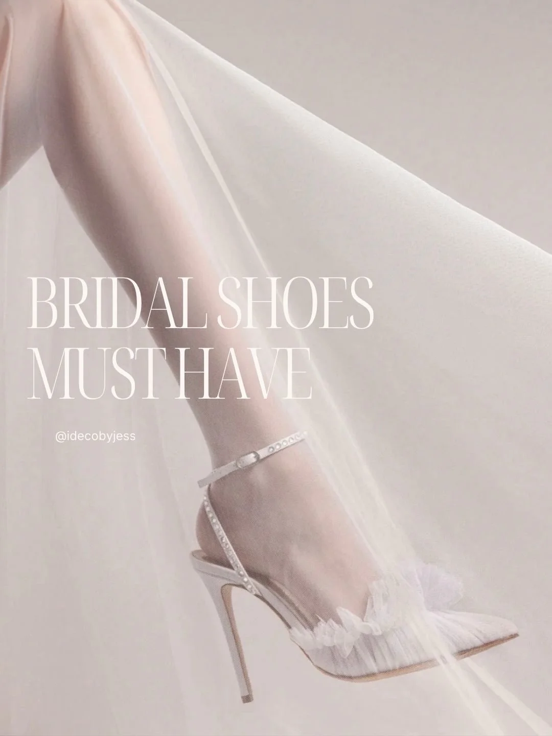 Curated for the modern bride: minimal lines, timeless romance, unforgettable presence 👠 🤍