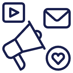 Marketing and communications icon