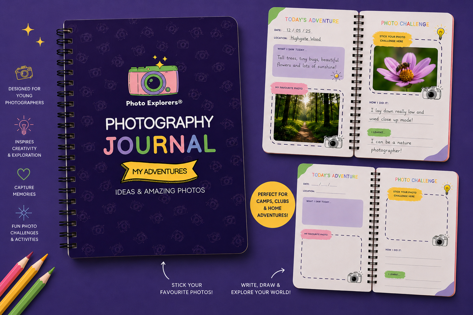 Photo Explorers® Photography Journal (A4)