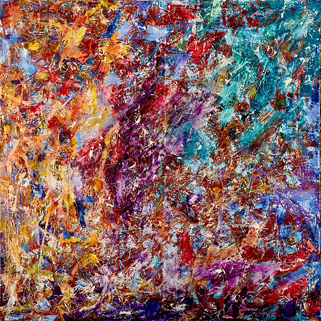 FIG 125  
Acrylic on Canvas, 100x100 cm, 2024
