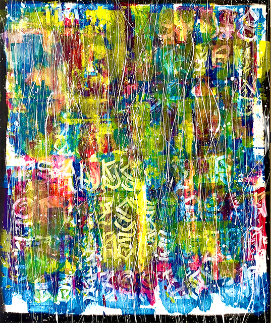 ACT 1  
Mixed Media on Canvas, 155x130 cm, 2024