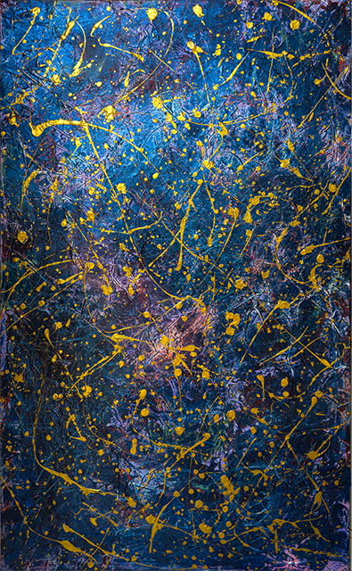 IN MY HEAD  
Mixed Media on Canvas, 120x74 cm, 2024