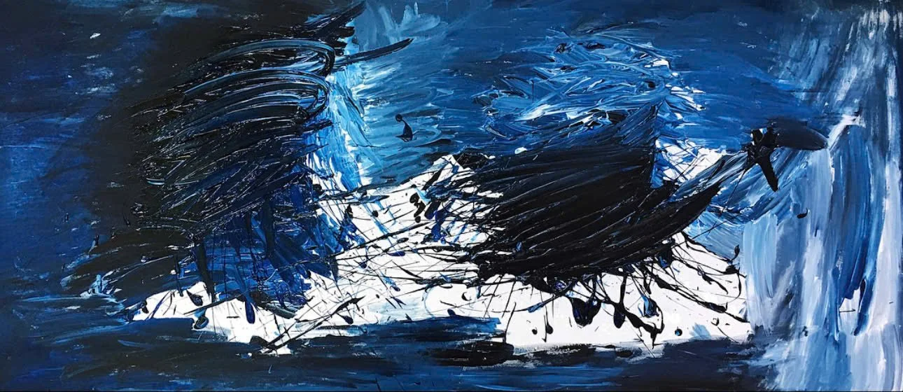 FEARS  
Acrylic on Canvas, 150x65 cm, 2018