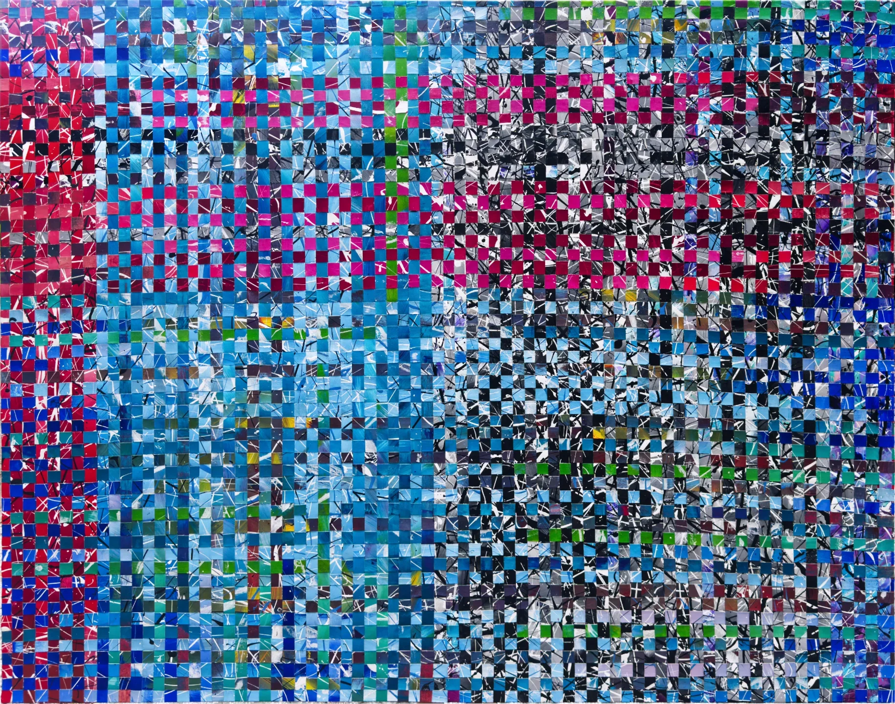 THREADS 
Acrylic on Canvas, 155x120 cm, 2023