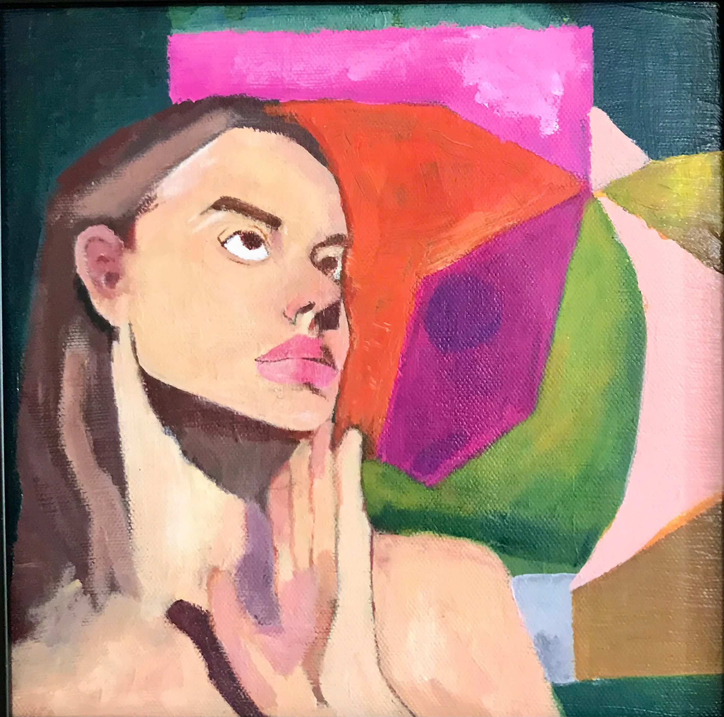UNTITLED  
Acrylic on Canvas, 30x30 cm, 2021
