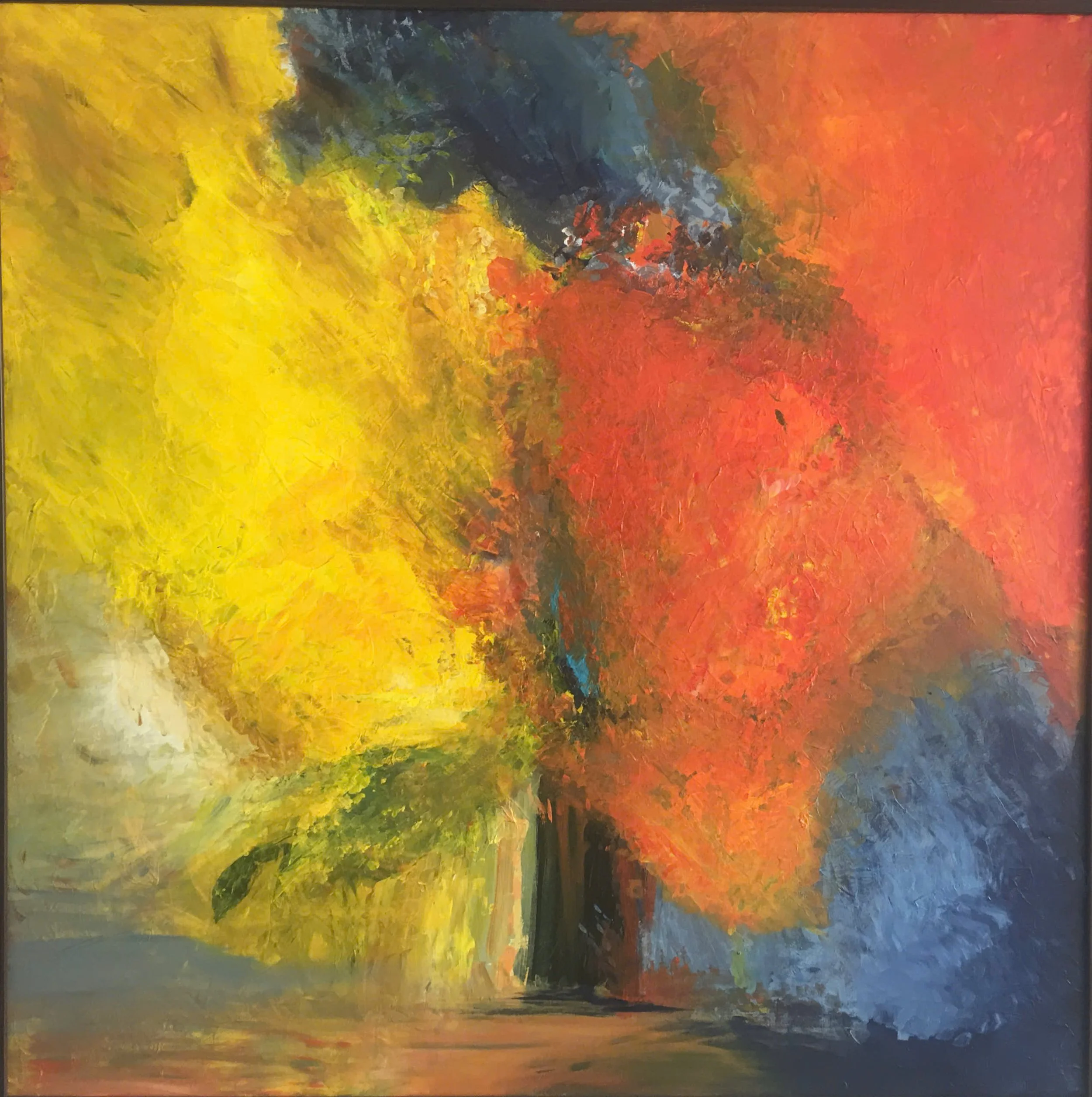 INVISIBLE AUTUMN  
Acrylic on Canvas, 120x120 cm, 2019