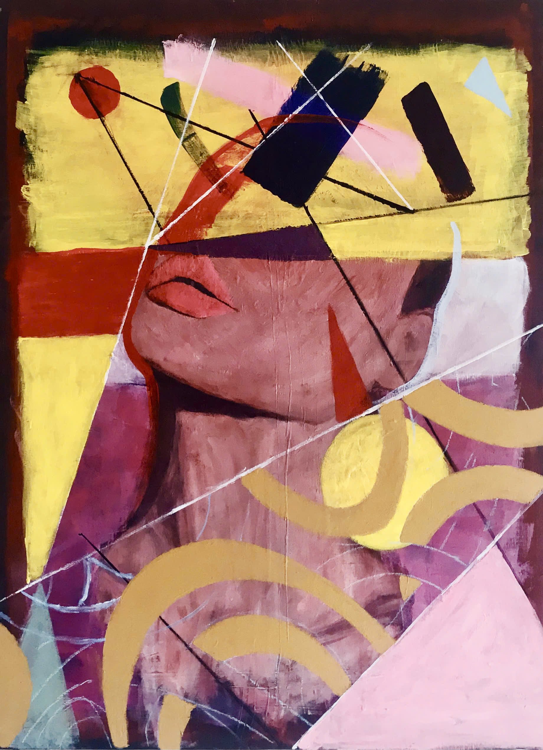 FLASHES OF MEMORY  
Acrylic on Canvas, 60x80 cm, 2021