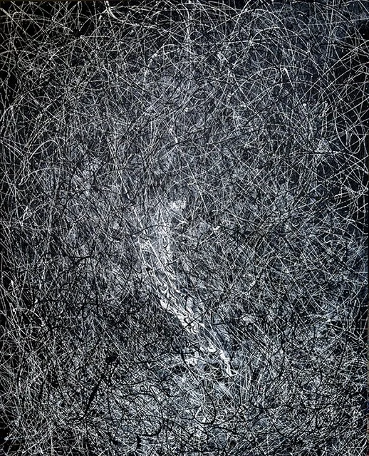 THUNDER AND LIGHTNING. ENTER THREE WITCHES  
Mixed Media on Canvas, 150x120 cm, 2023