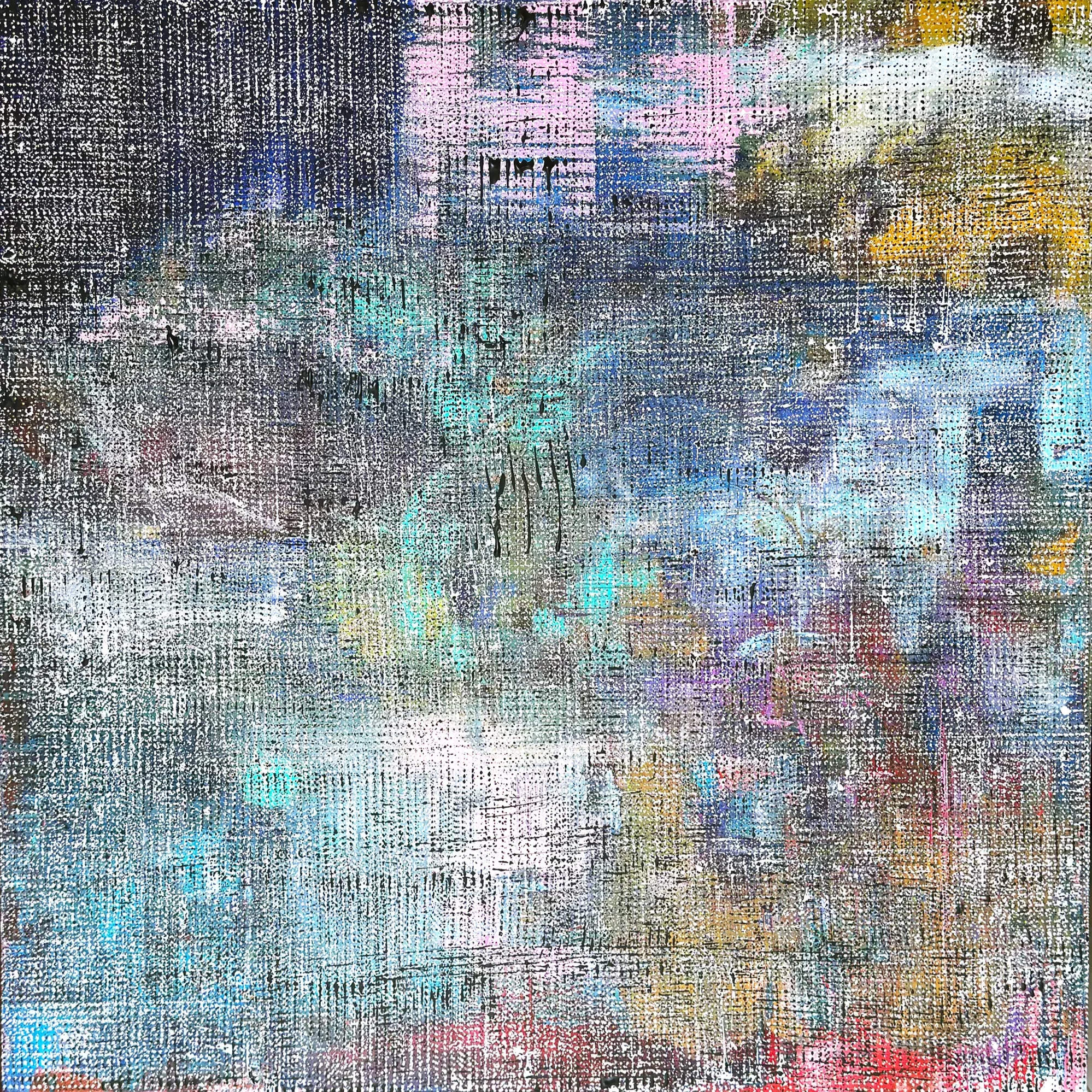 NOTHING TO WATCH  
Acrylic on Canvas, 100x100 cm, 2026