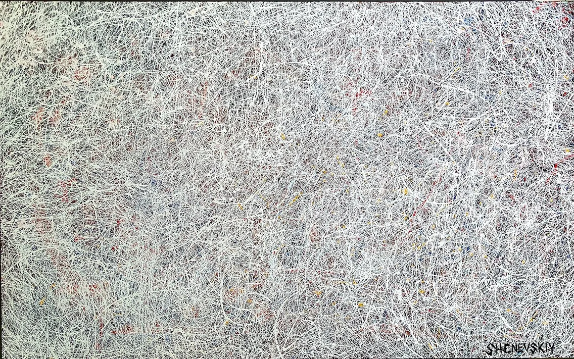 WHITE NOISE  
Mixed Media on Canvas, 200x124 cm, 2022