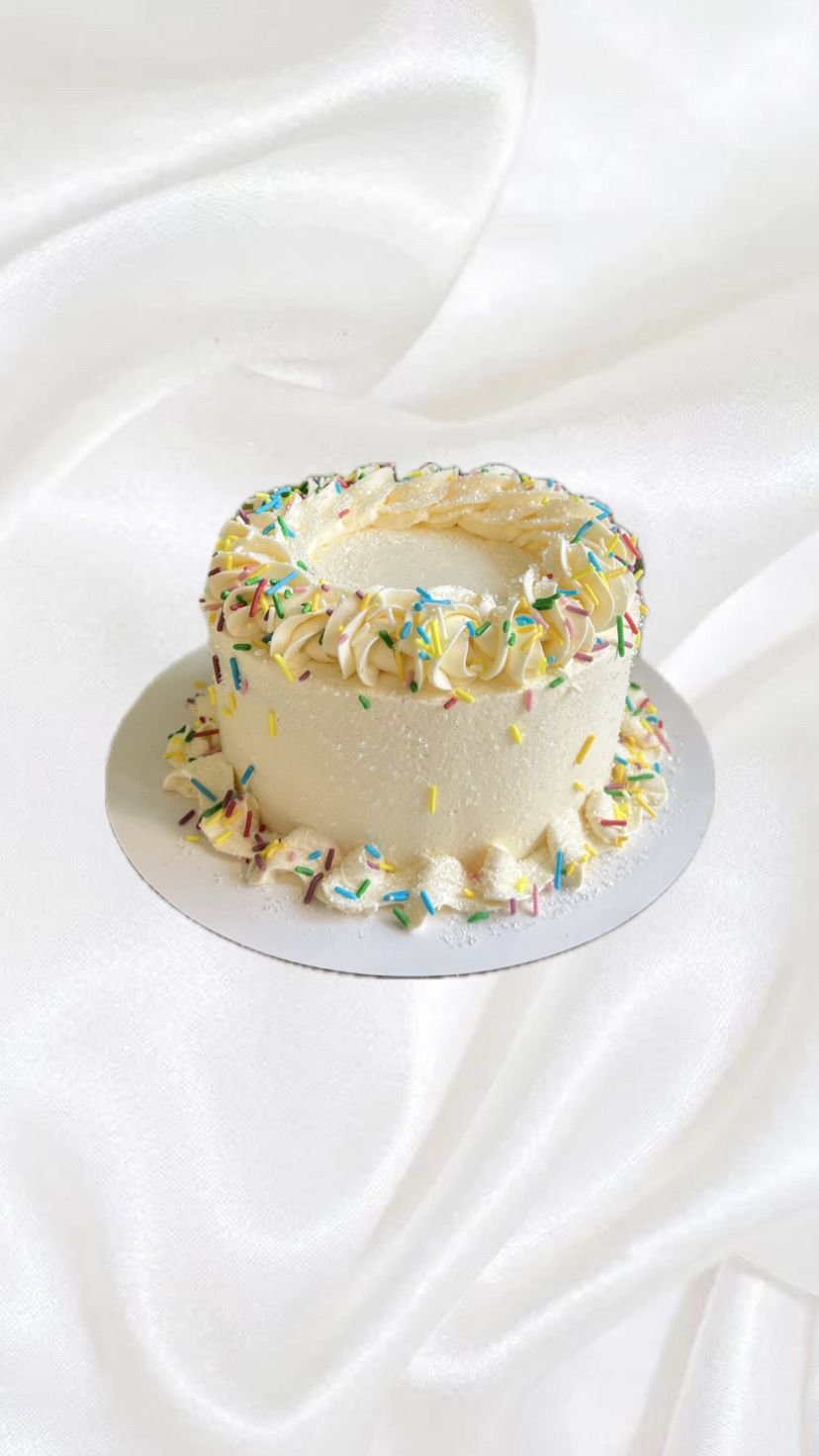 SAME DAY Vanilla Birthday Cake