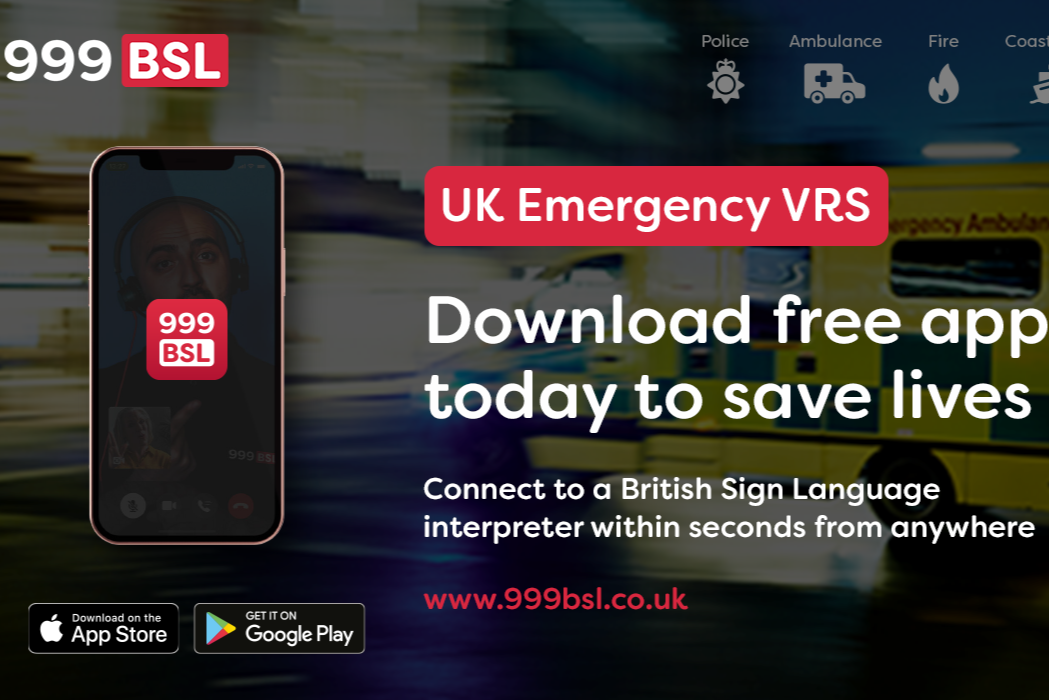 BSL 999 App available for download 