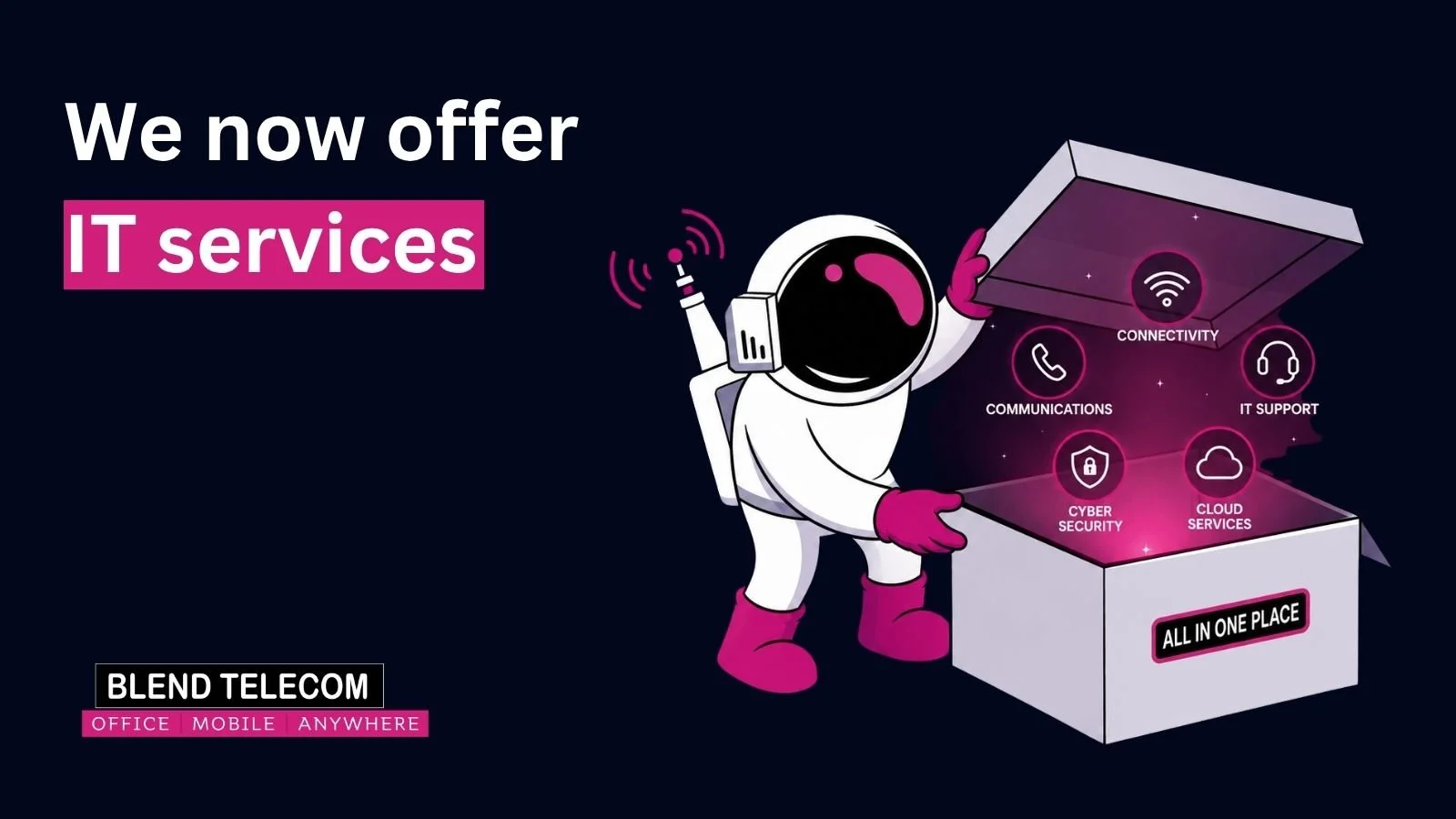 Blend Telecom now offers managed IT services across Cardiff &amp; South Wales