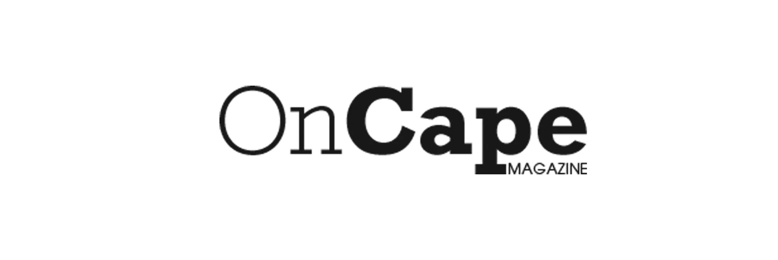 Logo of OnCape Magazine with black text on a white background.