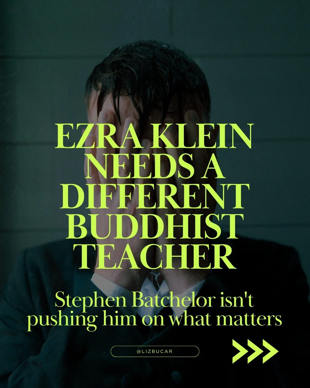 You guys flooded my DMs this weekend with Ezra Klein's latest podcast episode. A lot of you thought I'd have thoughts on his conversation with Buddhist teacher Stephen Batchelor about cultivating doubt. And yeah, you were right.

Klein is genuinely t