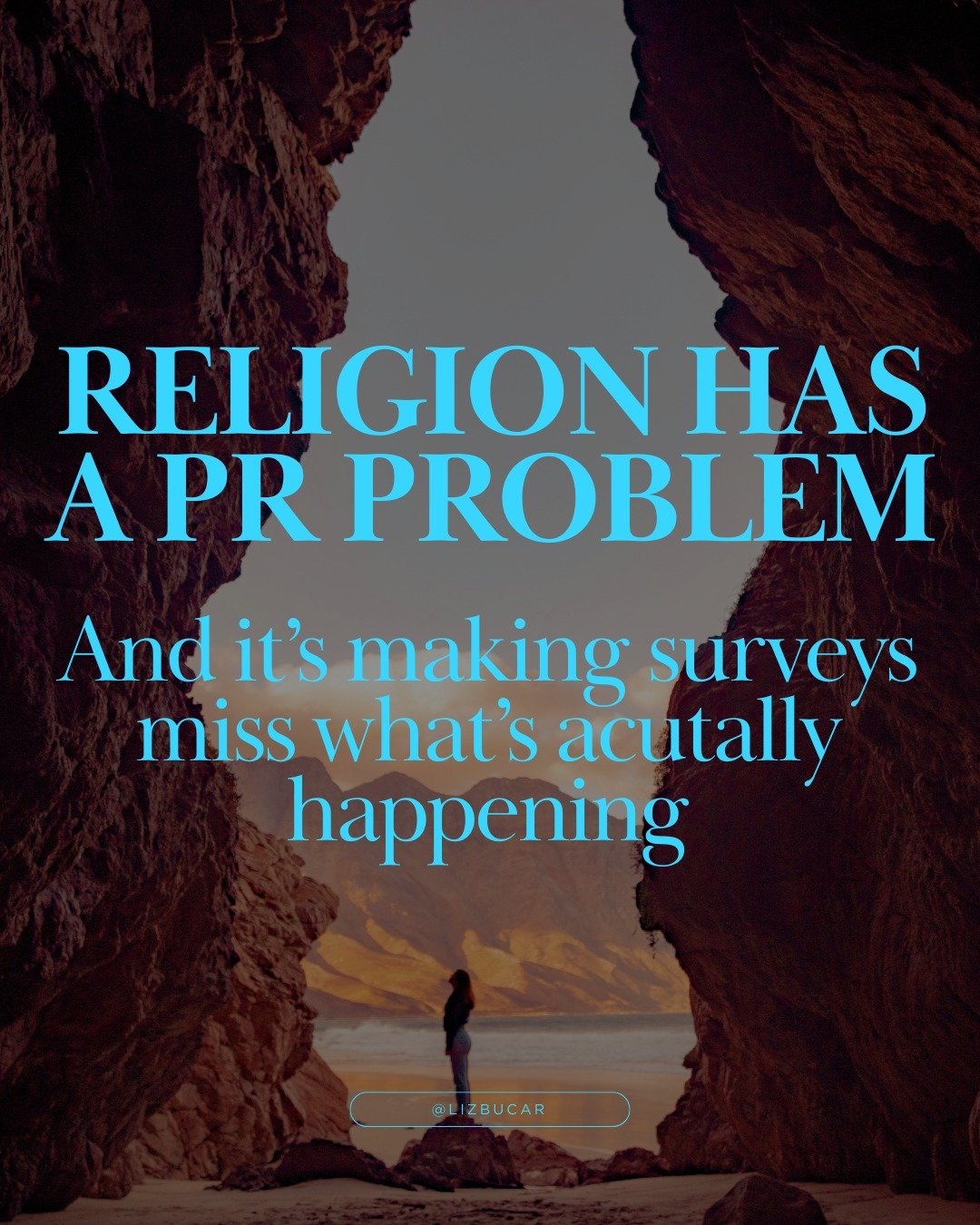 @pewresearch just debunked claims of a religious revival among young adults in the UK (good methodology won the day 👏), but I think even their rigorous data on American young adults is missing something important.

They found each generation has rem