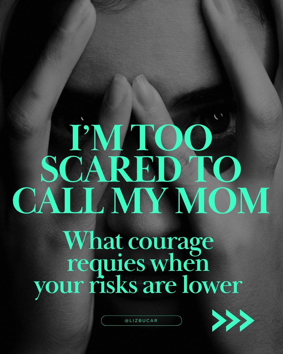 I just wrote something I'm not sure I should have published.

I admitted I'm too scared to call my own mother about what's happening right now. That we're seeing two completely different versions of reality. That I don't know how to bridge that gap.
