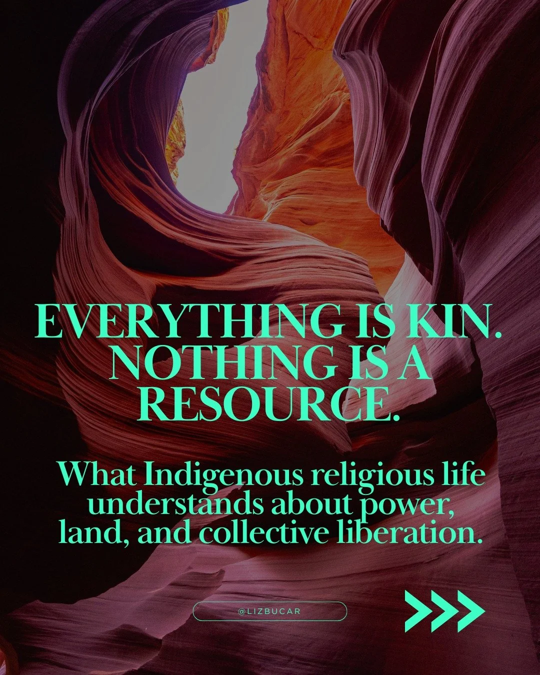 Indigenous religious life doesn't understand land, plants, or animals as resources. It understands them as persons. As kin. That's not a metaphor. Actual kin.

I sat down with Indigenous studies scholar @nataliemaeavalos to talk about what that world