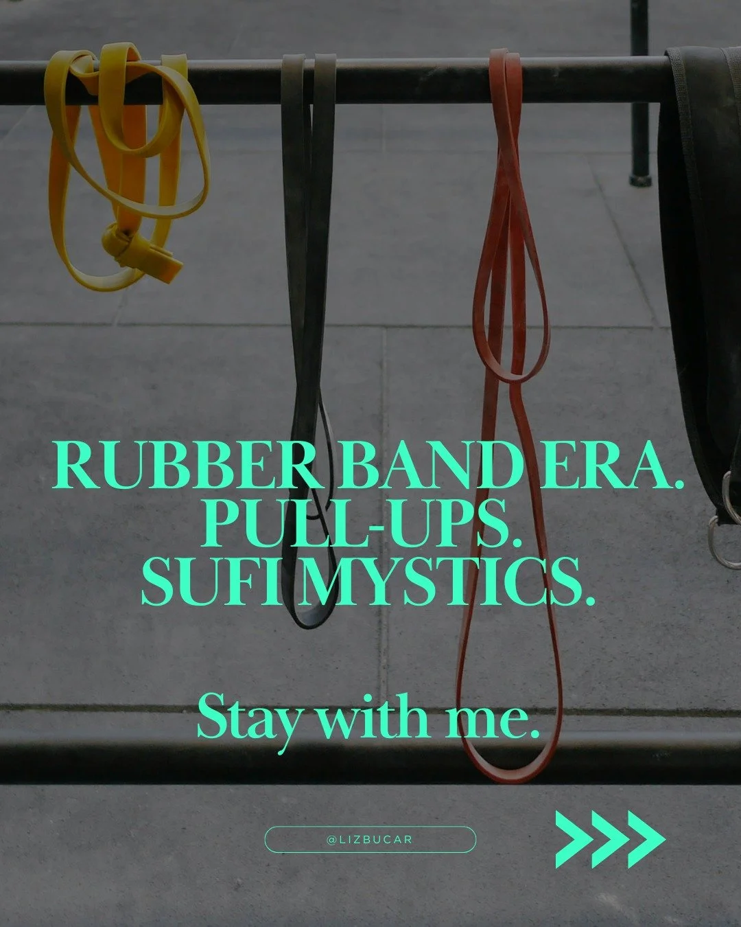 I walked into the gym yesterday morning ready to declare myself in my "rubber band era." Ready to accept the band, modify the move, make peace with assisted.

My coach @punchiito had other plans.

Slide through for the full story, and what 