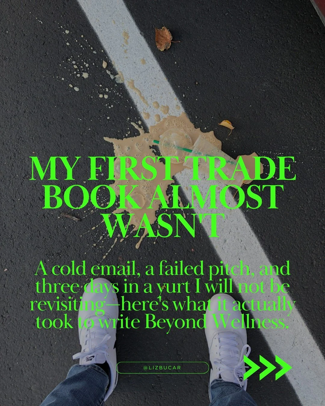 The first version of Beyond Wellness didn't sell. Editors loved it. They just couldn't figure out how to sell a book that was so critical.

So I had to do the harder thing: stop being a critic and start being a builder. Swipe to see what that actuall