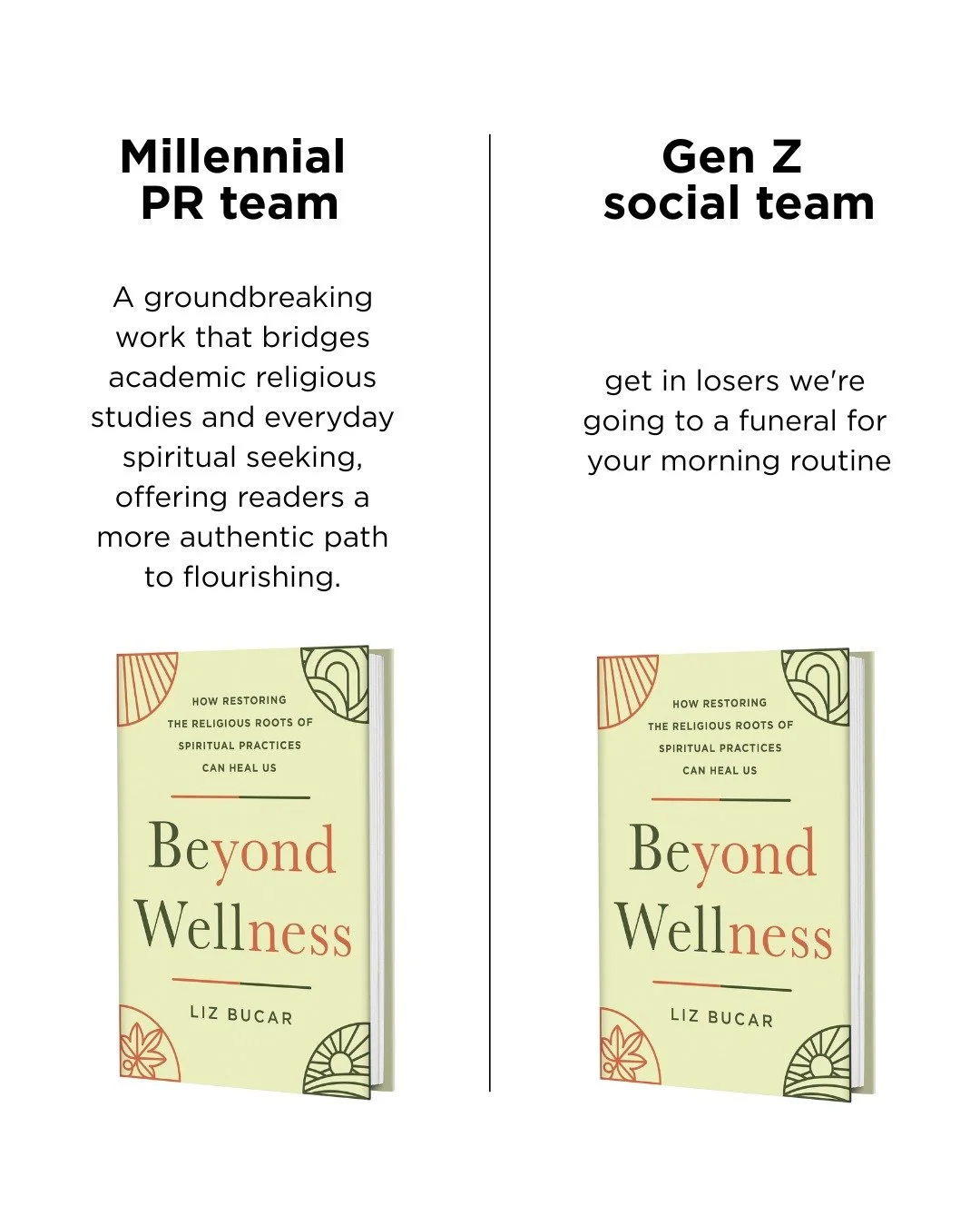 I don't know if we still say cringe but if we do, this is cringe, and I'm posting it anyway.

#beyondwellness #GenX #bookstagram
