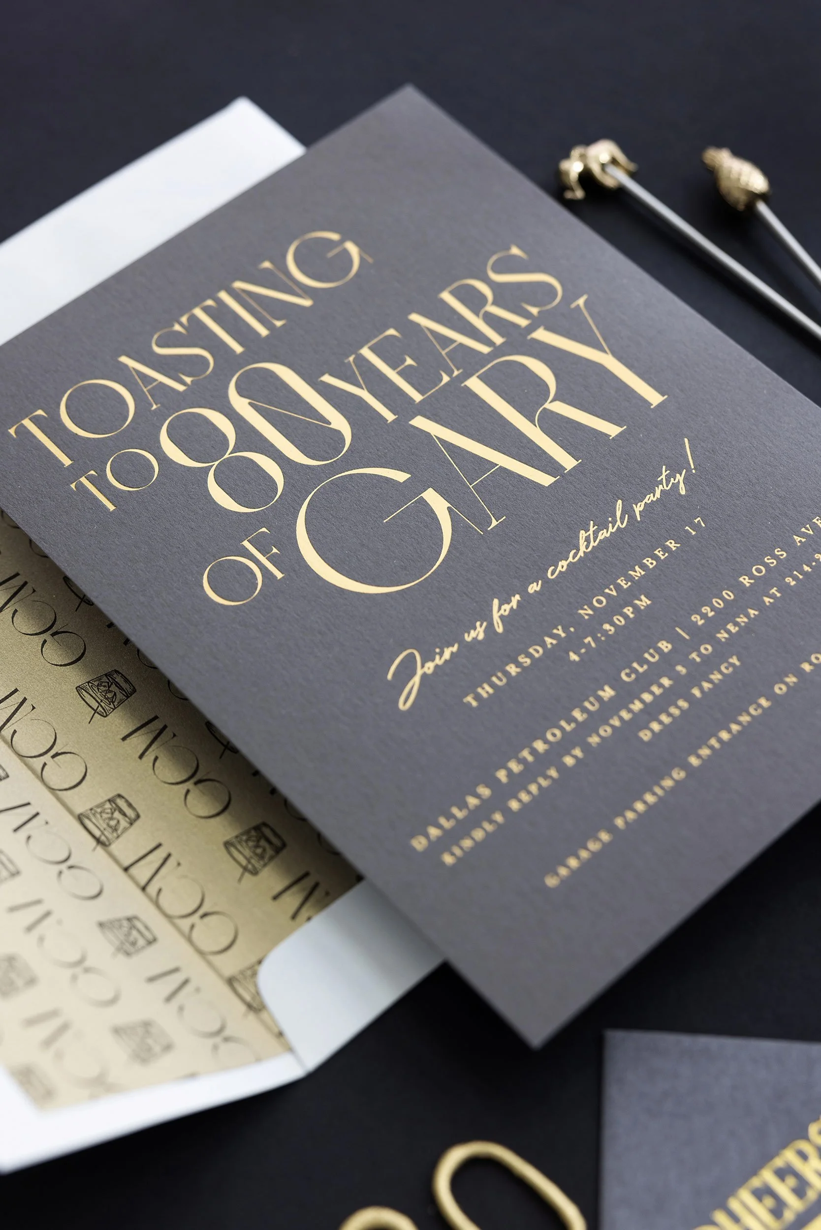 Foil-Stamped-80th-Birthday-Party-Invitation-StampedPaperCo.jpg