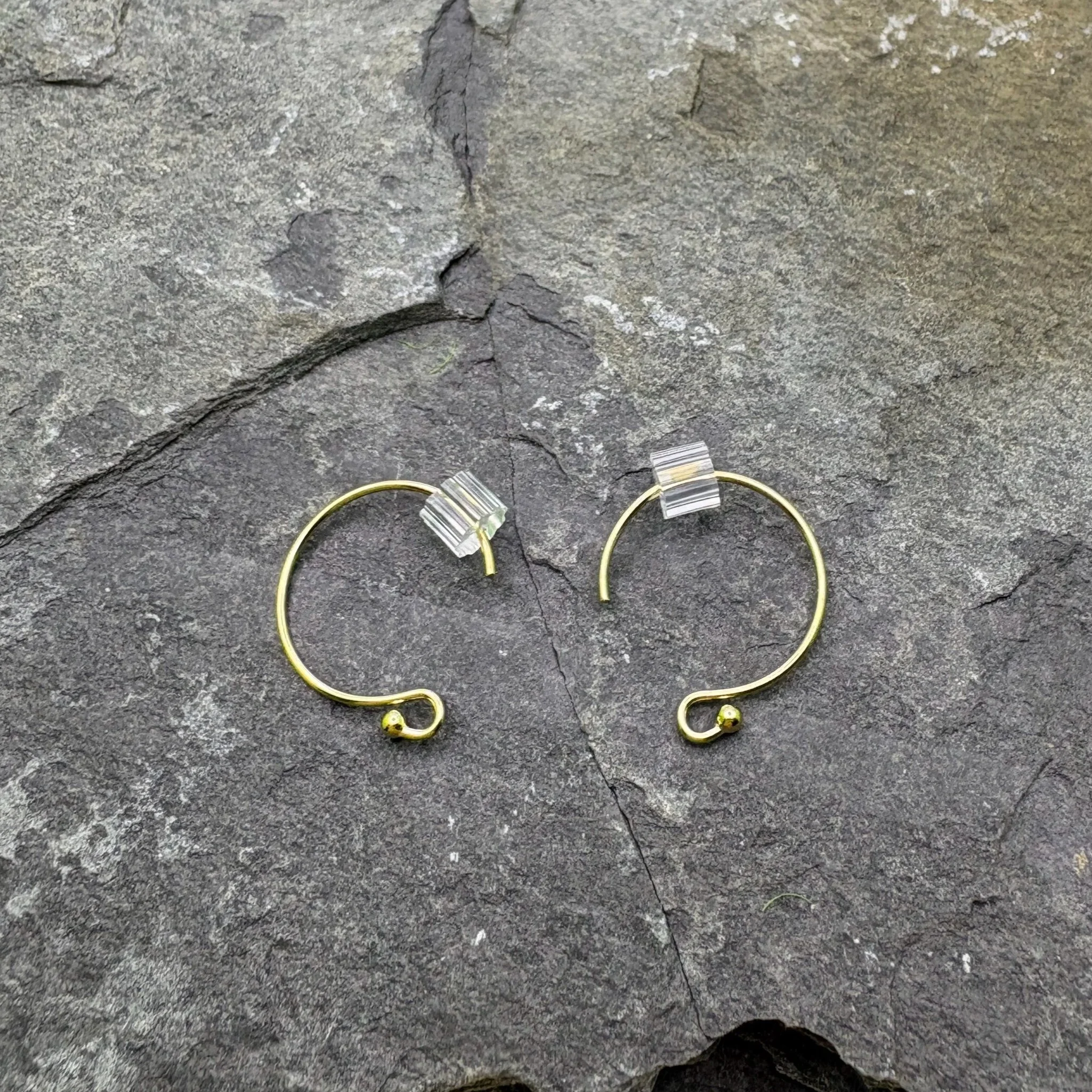 14mm gold filled ball end earhoop