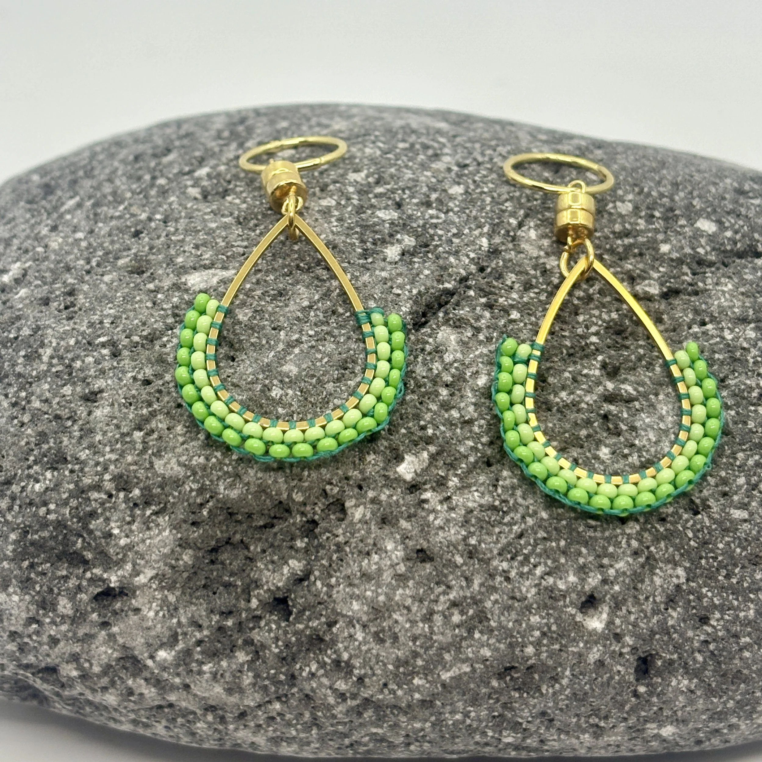 Fan pale green and bud green