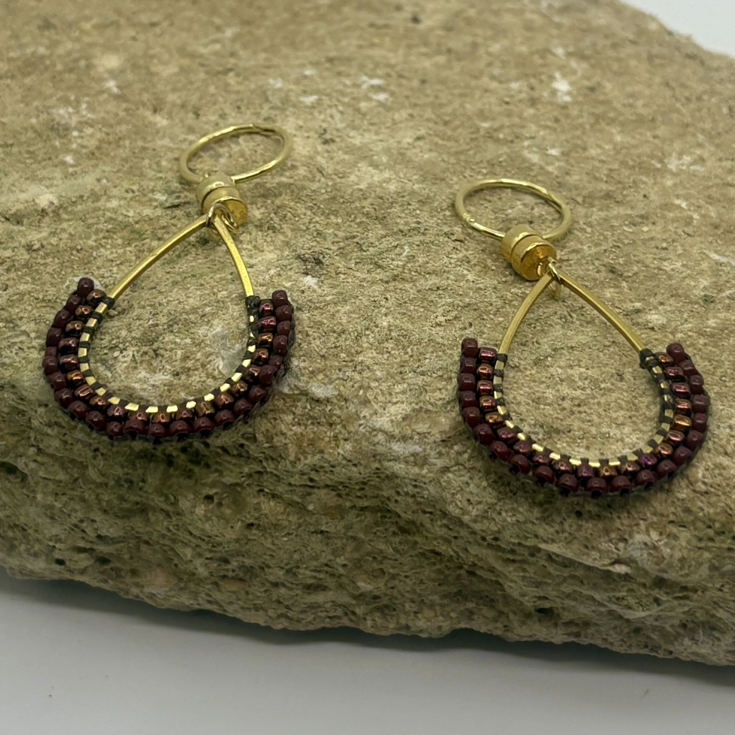 Fan bronze and chocolate