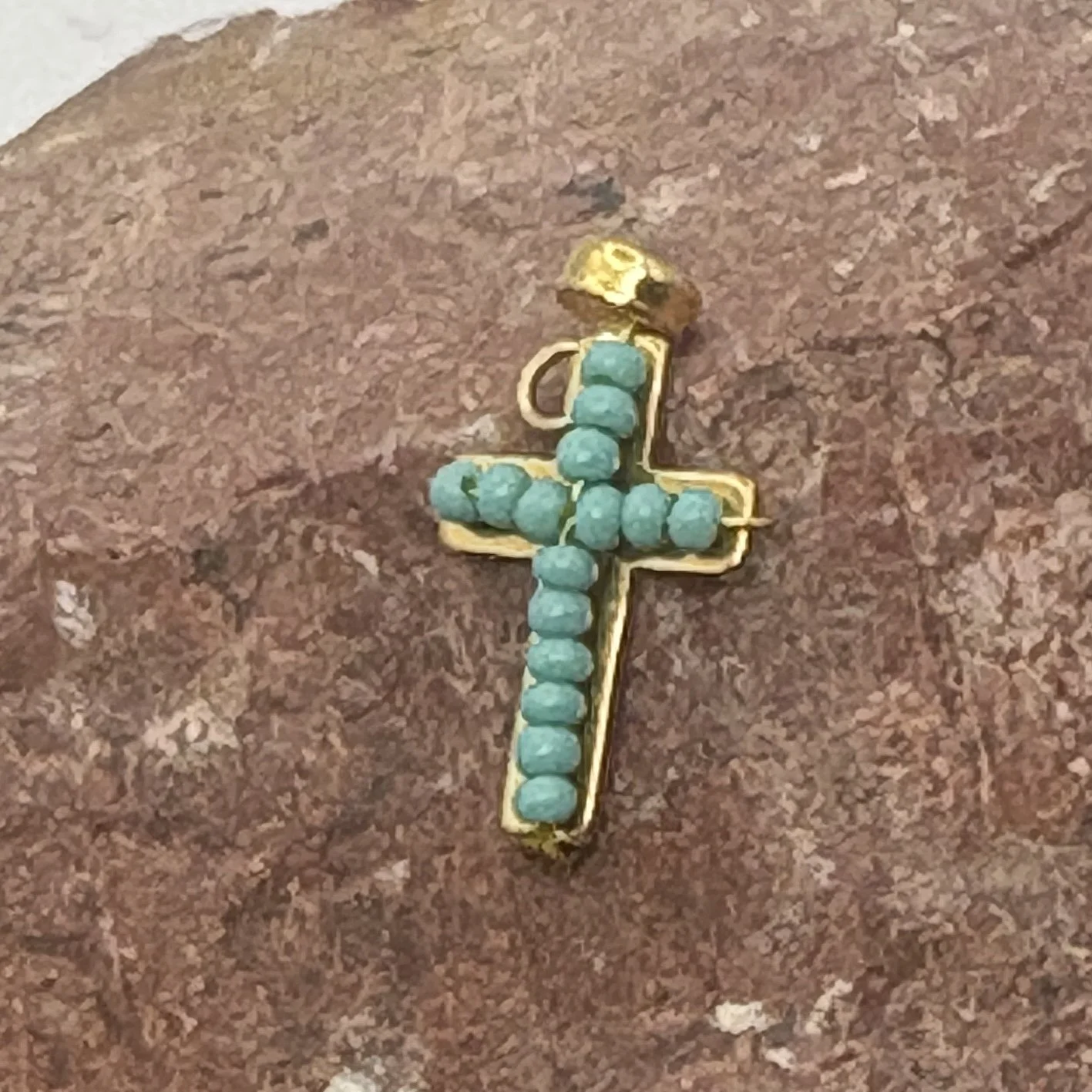 Turquoise cross
