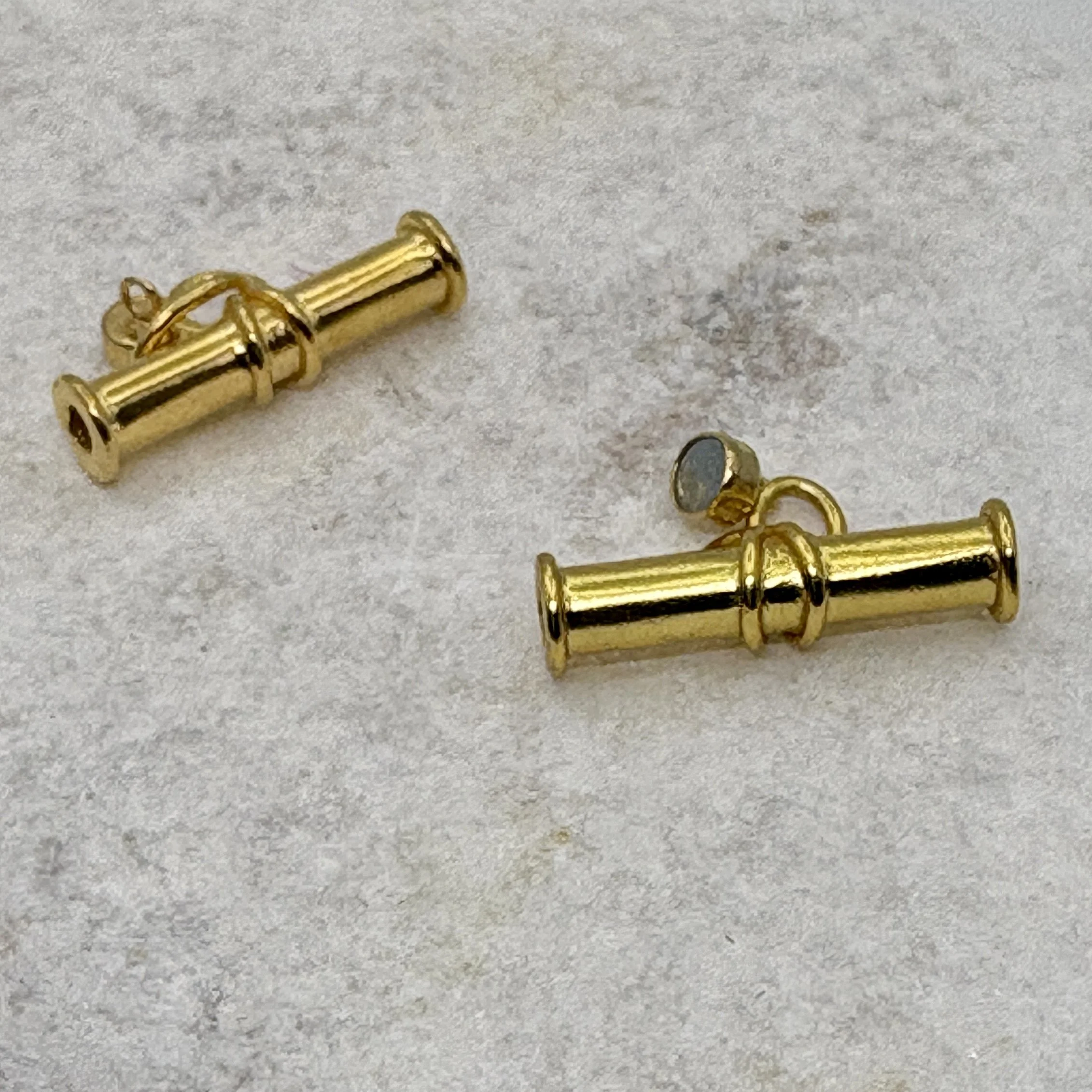 T-Bar gold plated charm