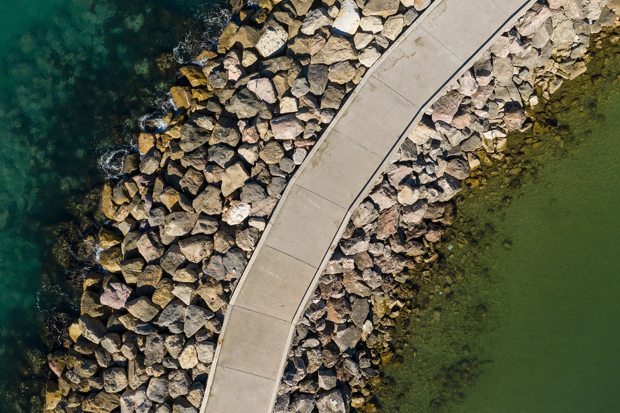 Photographe du patrimoine pour Office de Tourisme de Mauguio-Carnon, digue du Port de Carnon, Hérault, Occitanie