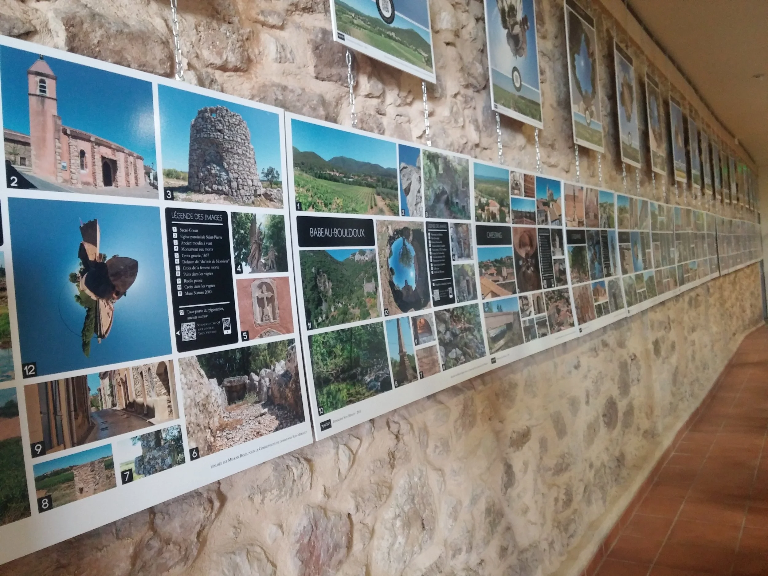 Exposition patrimoine Sud-Hérault panneaux itinérants