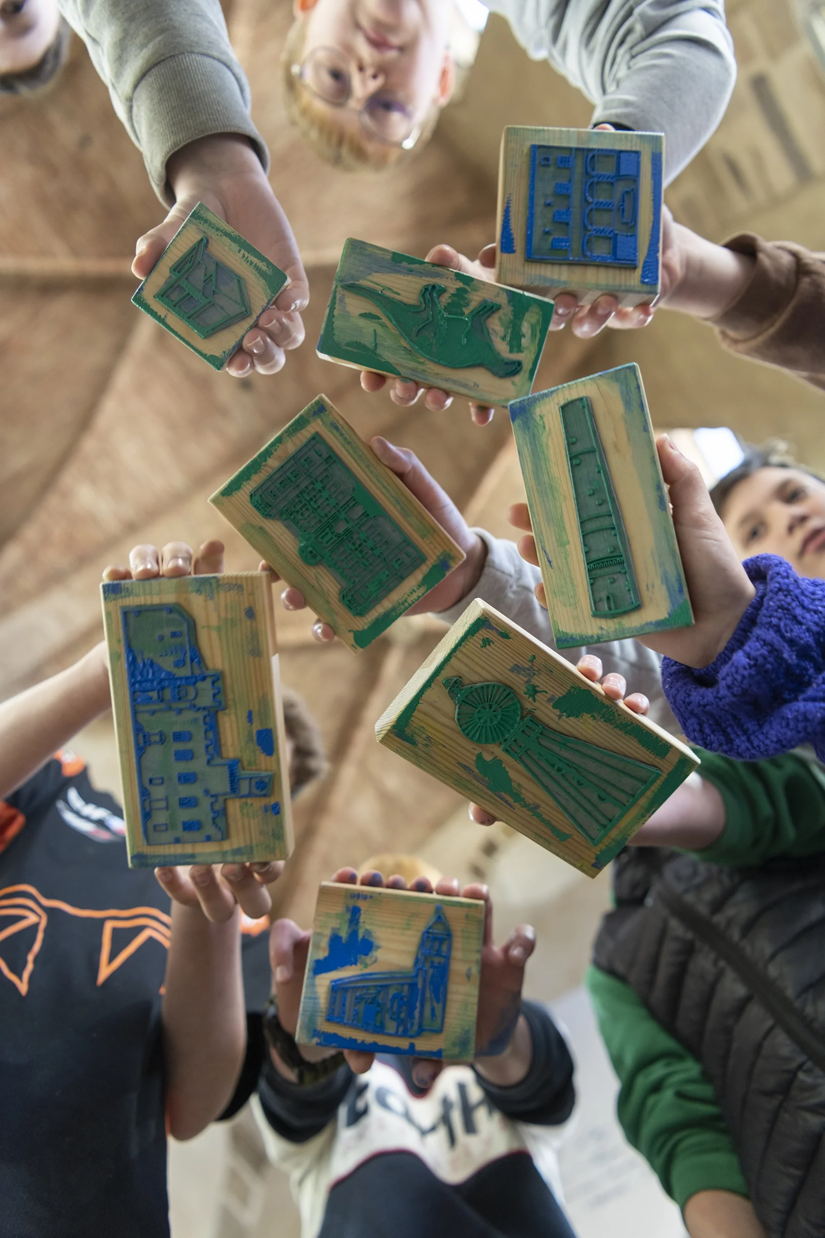 Reportage patrimoine et service éducatif, illustration magazine