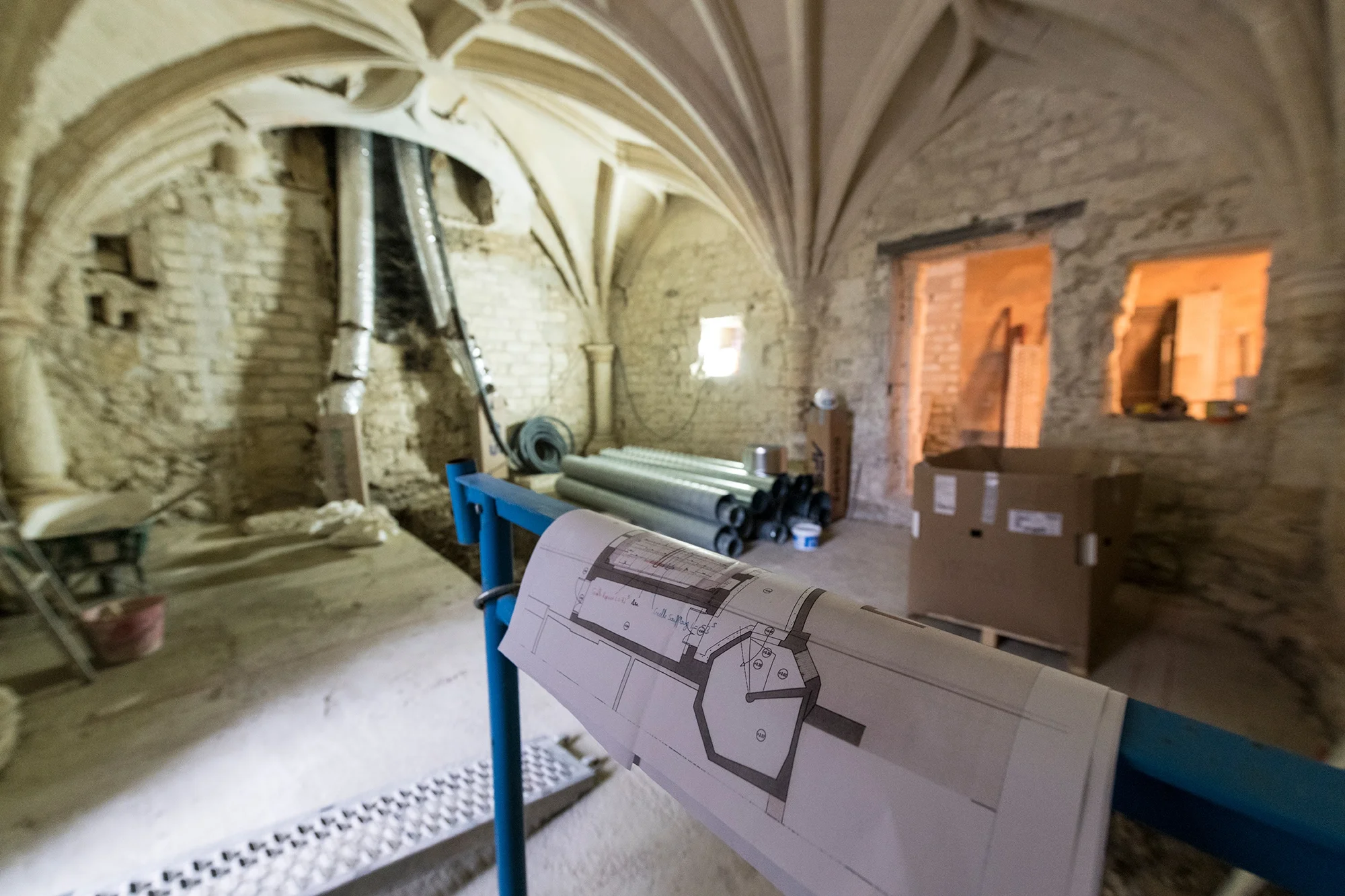 Photographe patrimoine suivi de chantier restauration, Chateau de Mauguio-Carnon, occitanie