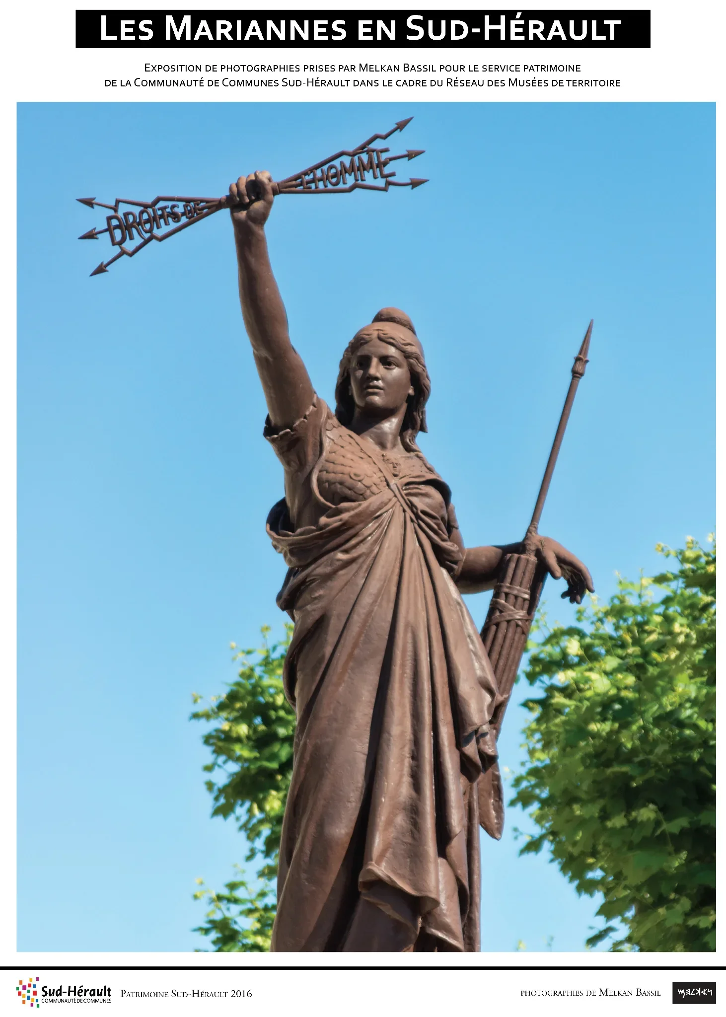Exposition photographique sur les Mariannes réalisée pour la Communauté de communes Sud-Hérault