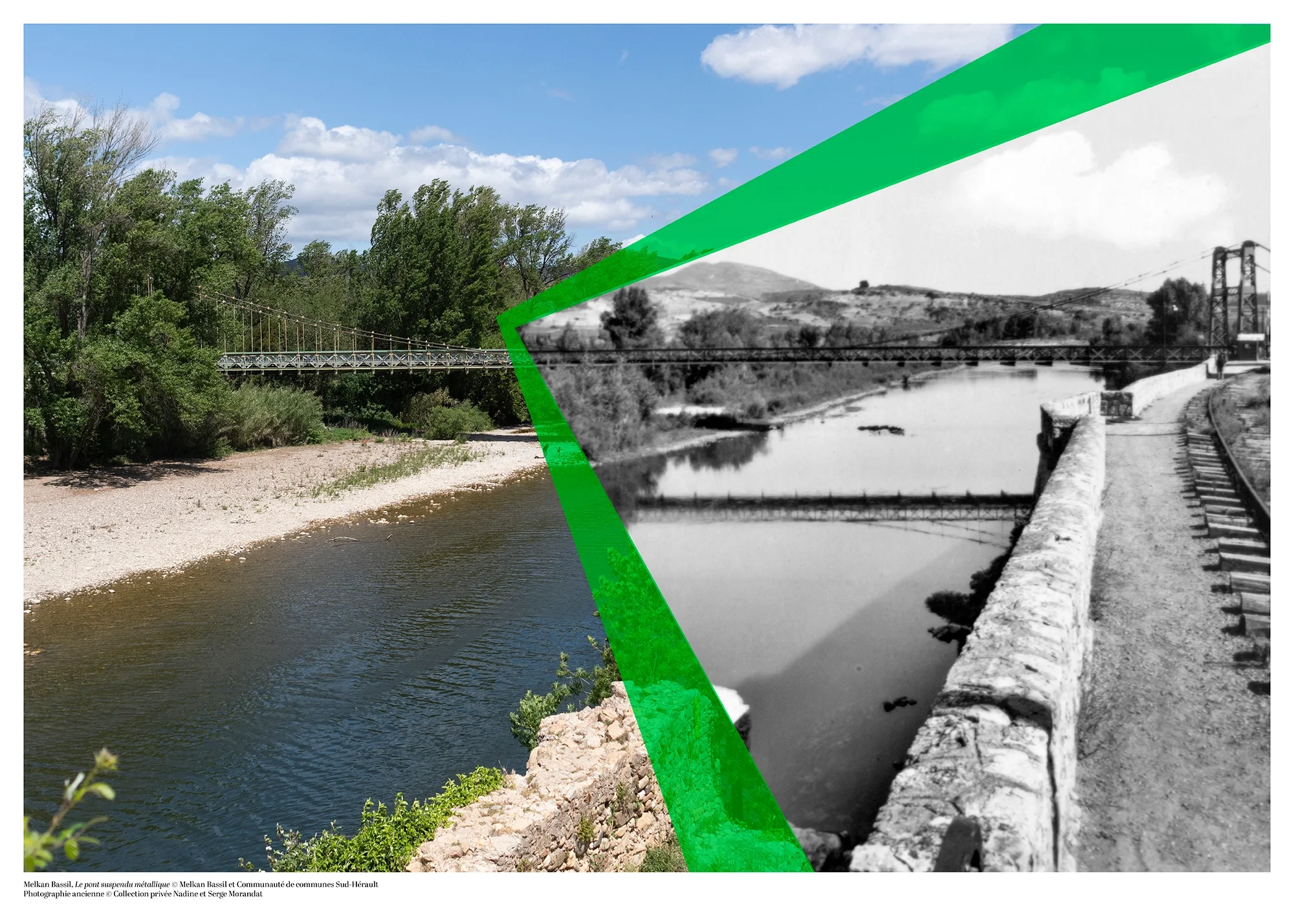 Superposition photo archive et actuelle Cessenon