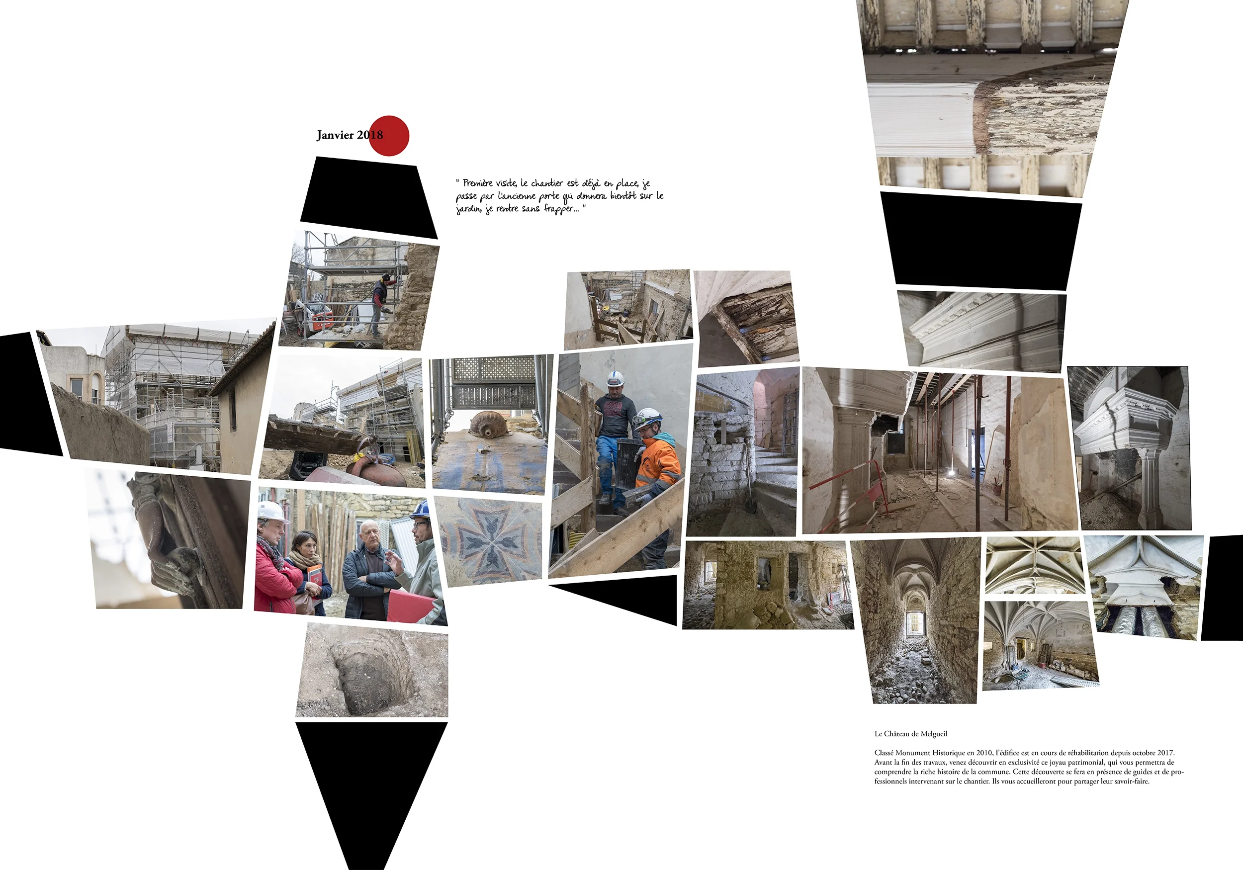 Exposition Château de Melgueil restauration