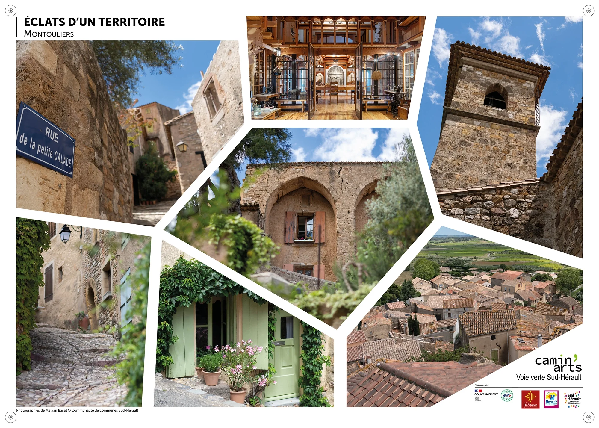 Exposition territoriale Montouliers – Voie verte CAMIN’ARTS – Photographie patrimoine