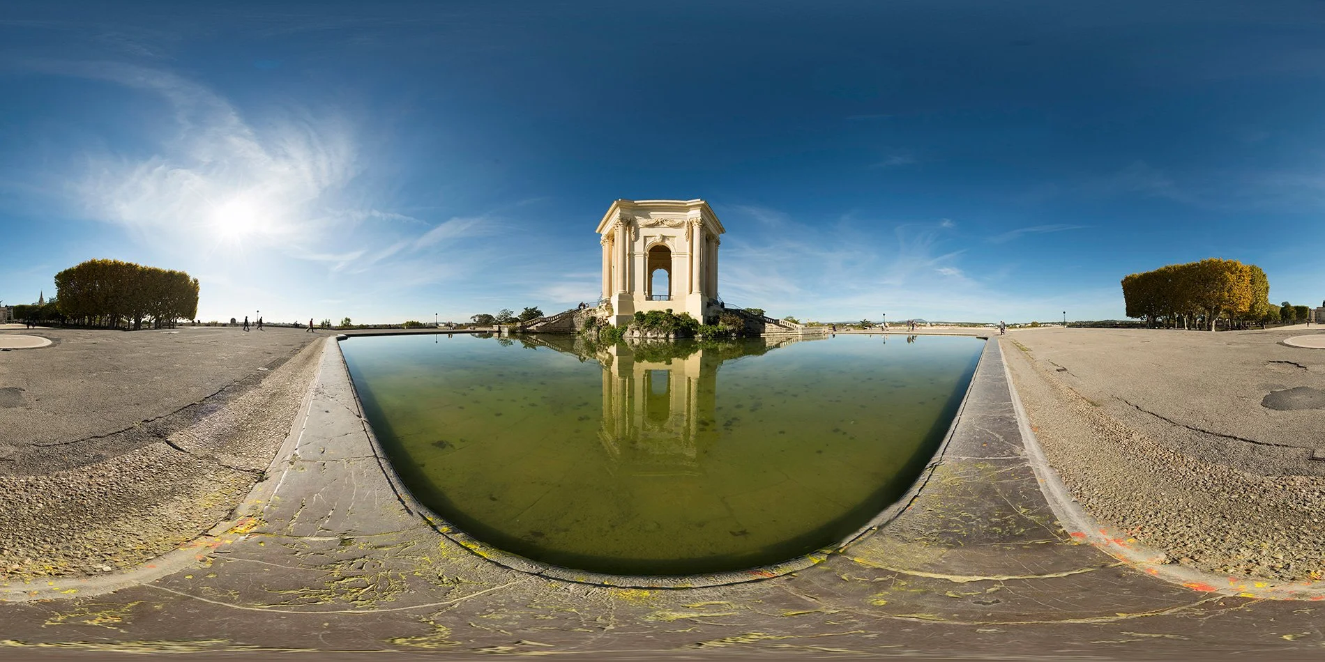 Le château d'eau du parc du Peyrou, Montpellier, région Occitanie