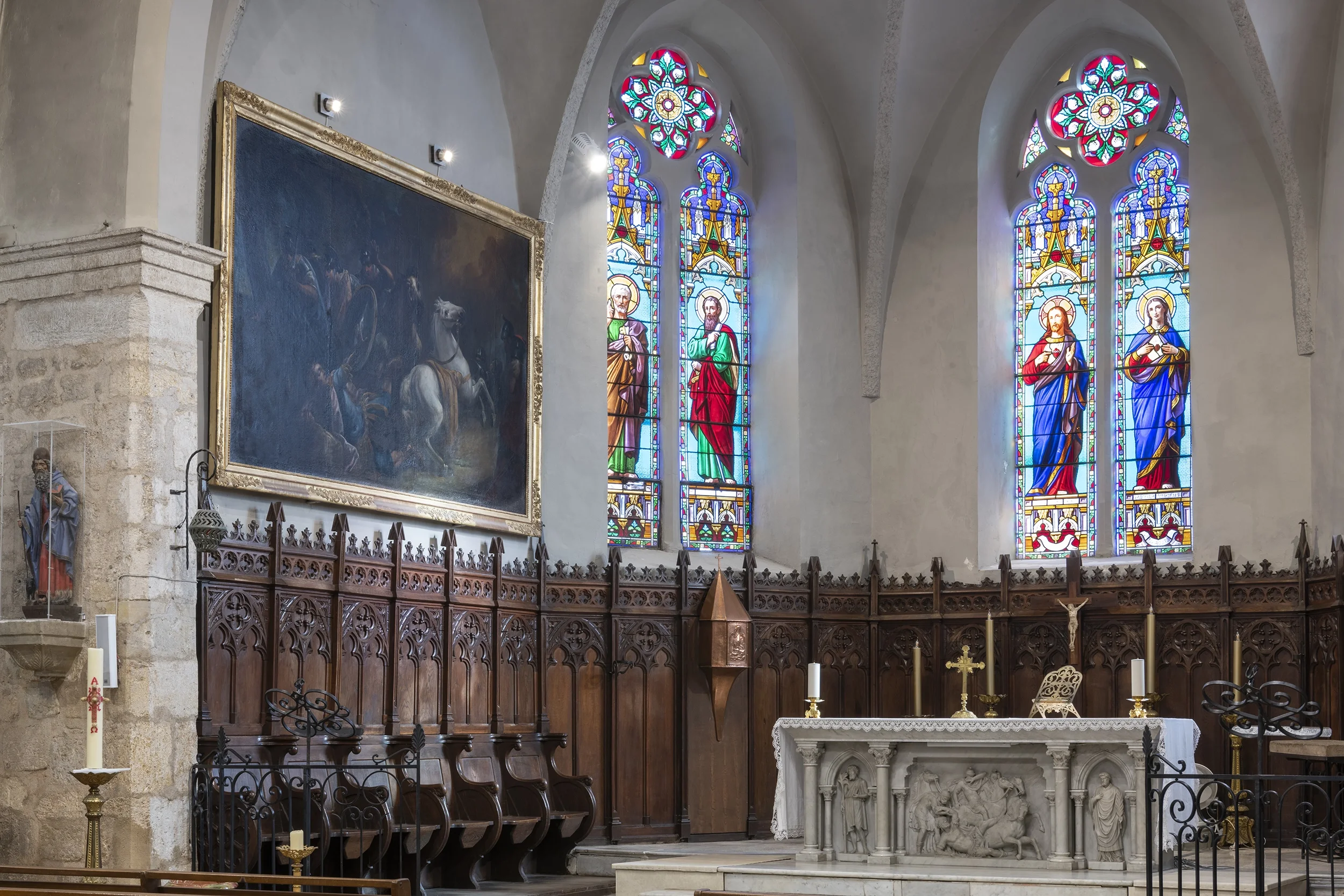 Inventaire DRAC, église de Puisserguier, photographie d'art et architecture