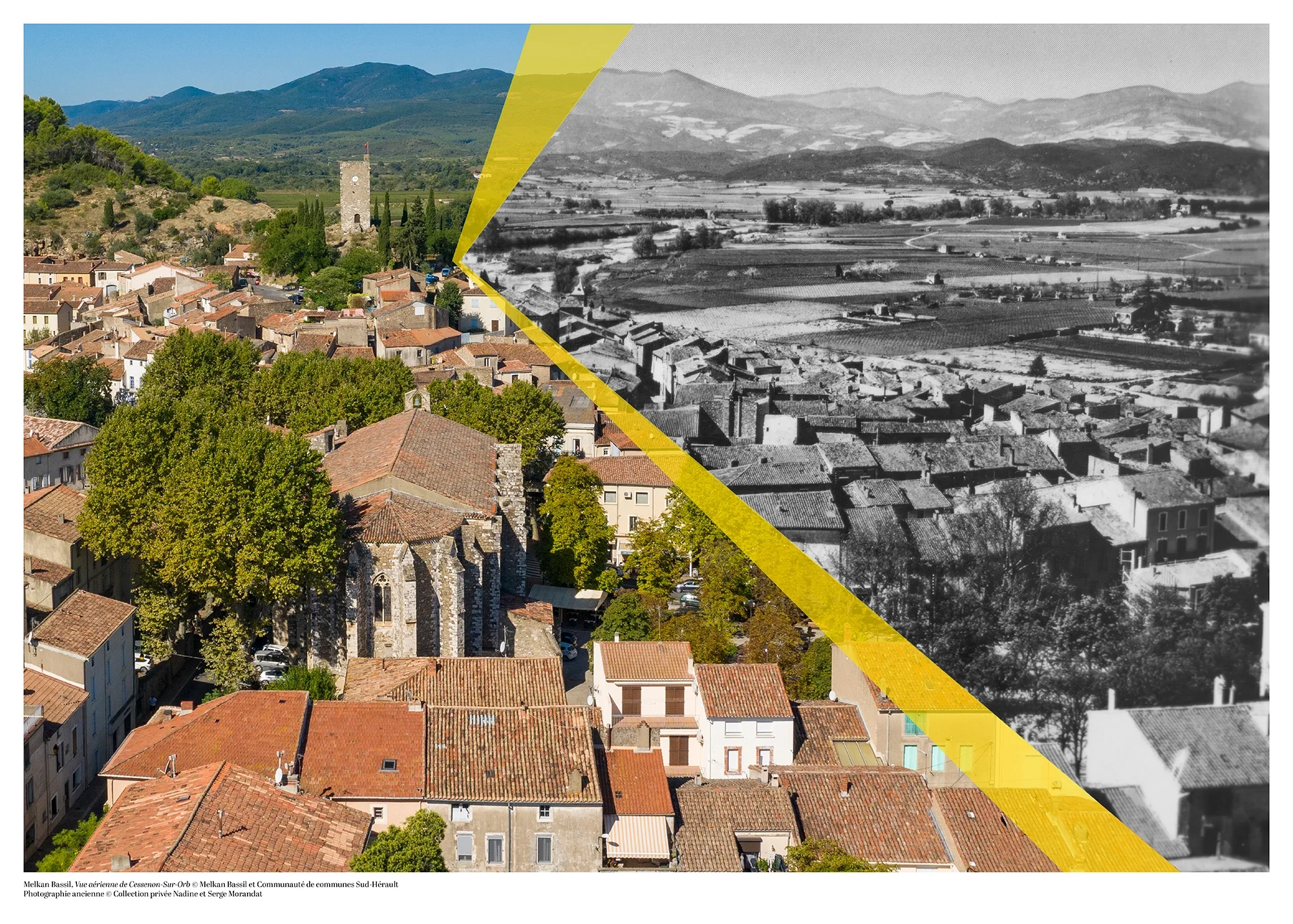 Conception d'une exposition patrimoniale avec superposition d'archive, Occitanie