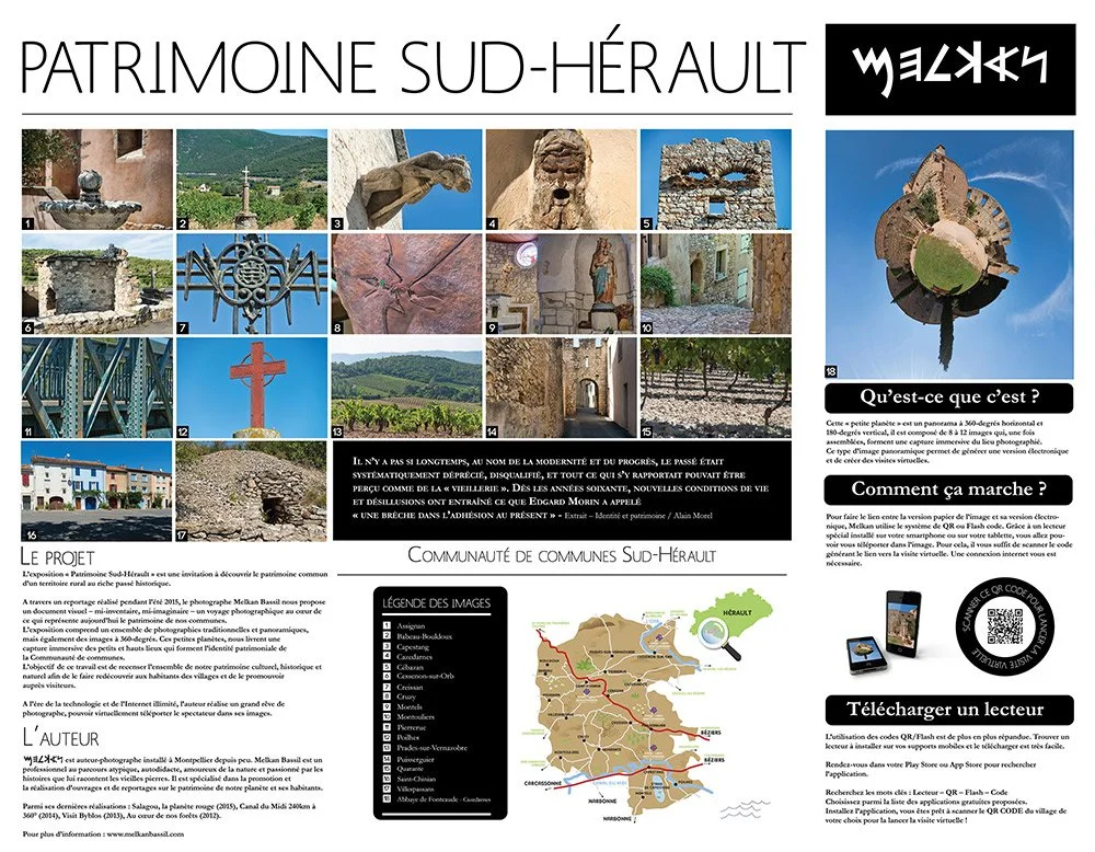 Exposition personnalisée mairie Sud-Hérault