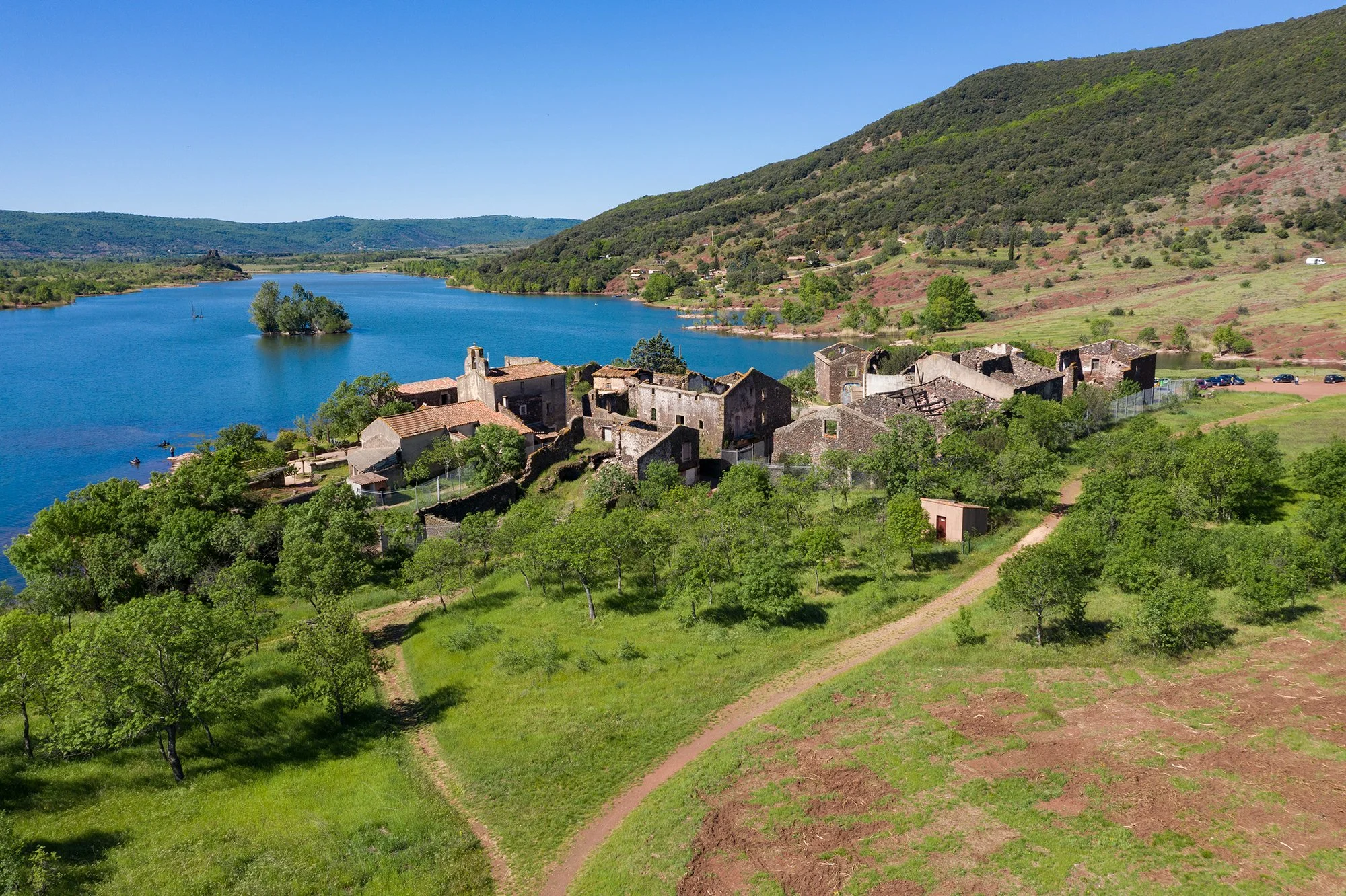 Photographie aérienne de valorisation patrimoniale territoriale